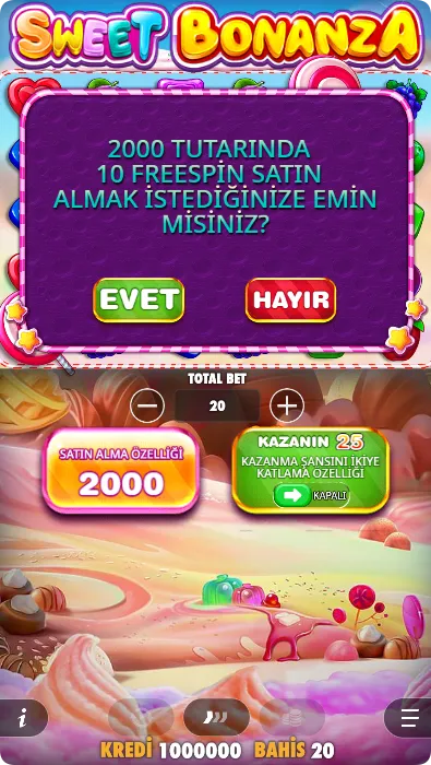 Sweet Bonanza Bonus Döndürmeleri Satın Alma